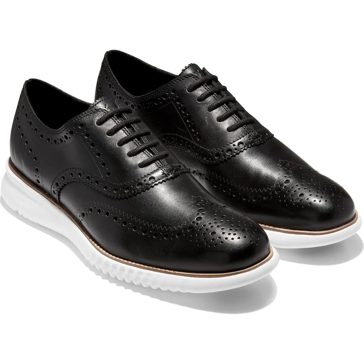 2.ZeroGrand Mens Brogue Lace-Up Oxfords