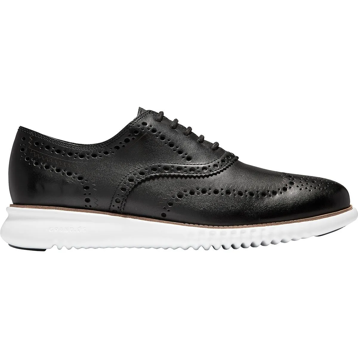 2.ZeroGrand Mens Brogue Lace-Up Oxfords