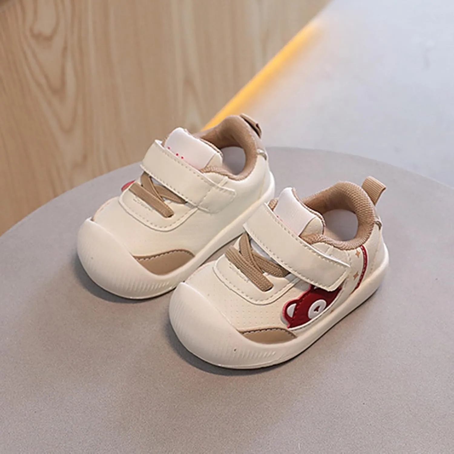 Baby Girls Boys Crib Shoes Soft Anti-Slip Sole Newborn First Walkers High Top Canvas Denim Unisex Infant Sneaker