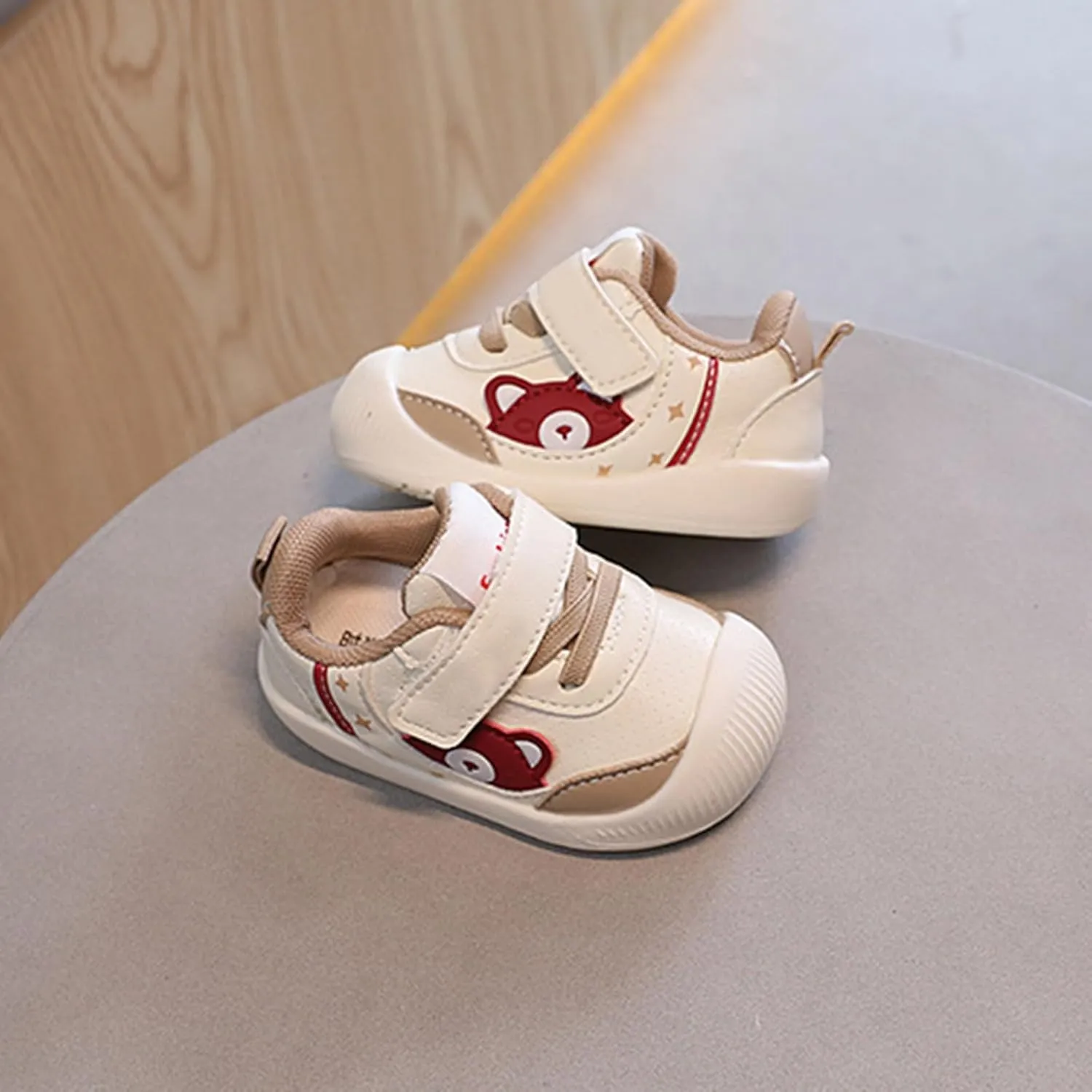 Baby Girls Boys Crib Shoes Soft Anti-Slip Sole Newborn First Walkers High Top Canvas Denim Unisex Infant Sneaker