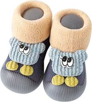 Baby Shoes,Baby Shoes Sock Shoes Non-Slip First Walker Floor Shoes Soft Indoor Kids Shoes 0-3 Years