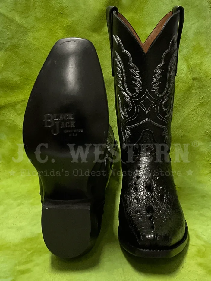 Black Jack BK2051-V4 Mens Snapping Turtle Western Boot Black