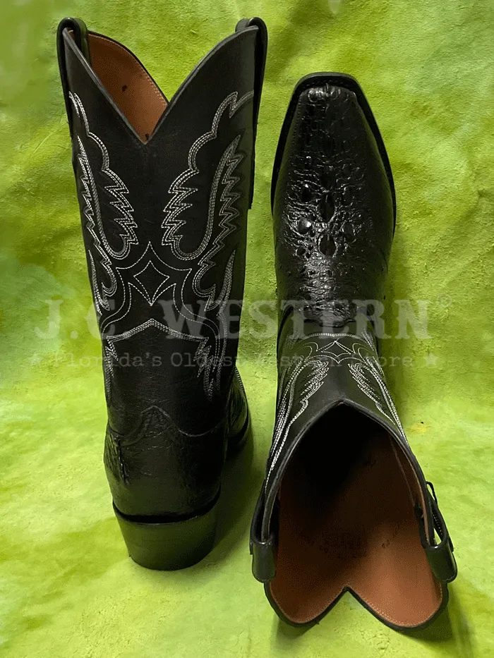 Black Jack BK2051-V4 Mens Snapping Turtle Western Boot Black