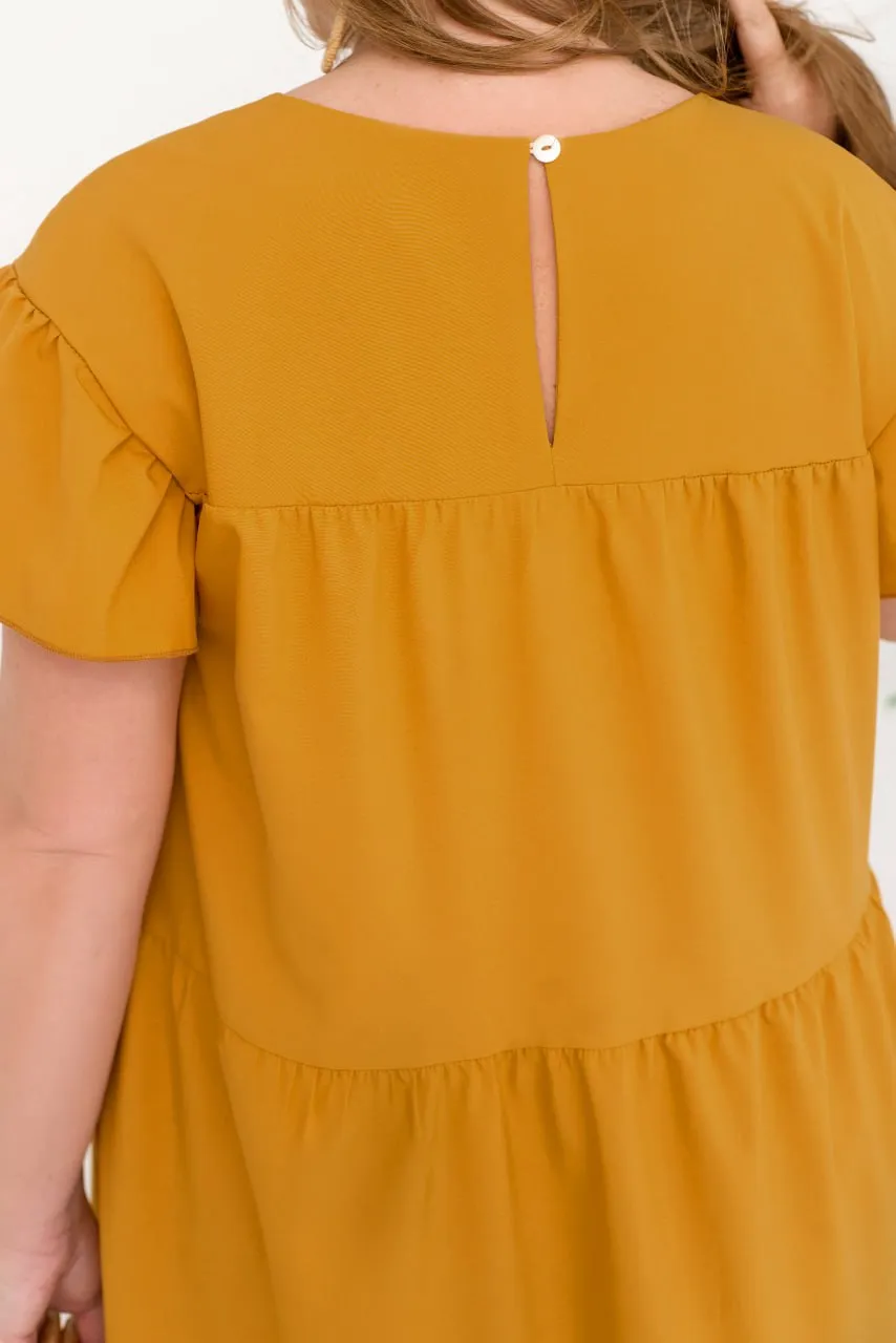 Dress with a relaxed fit