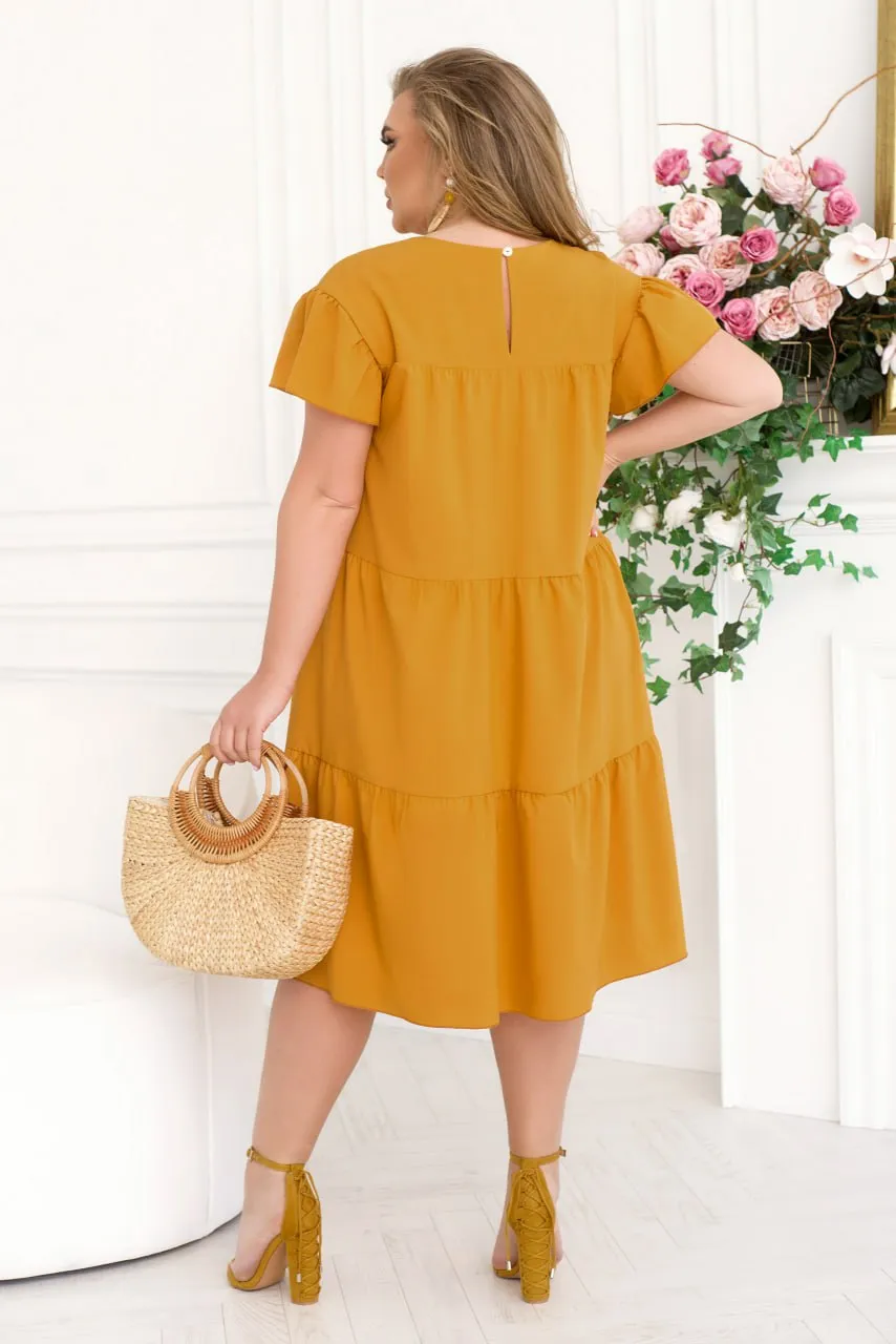 Dress with a relaxed fit