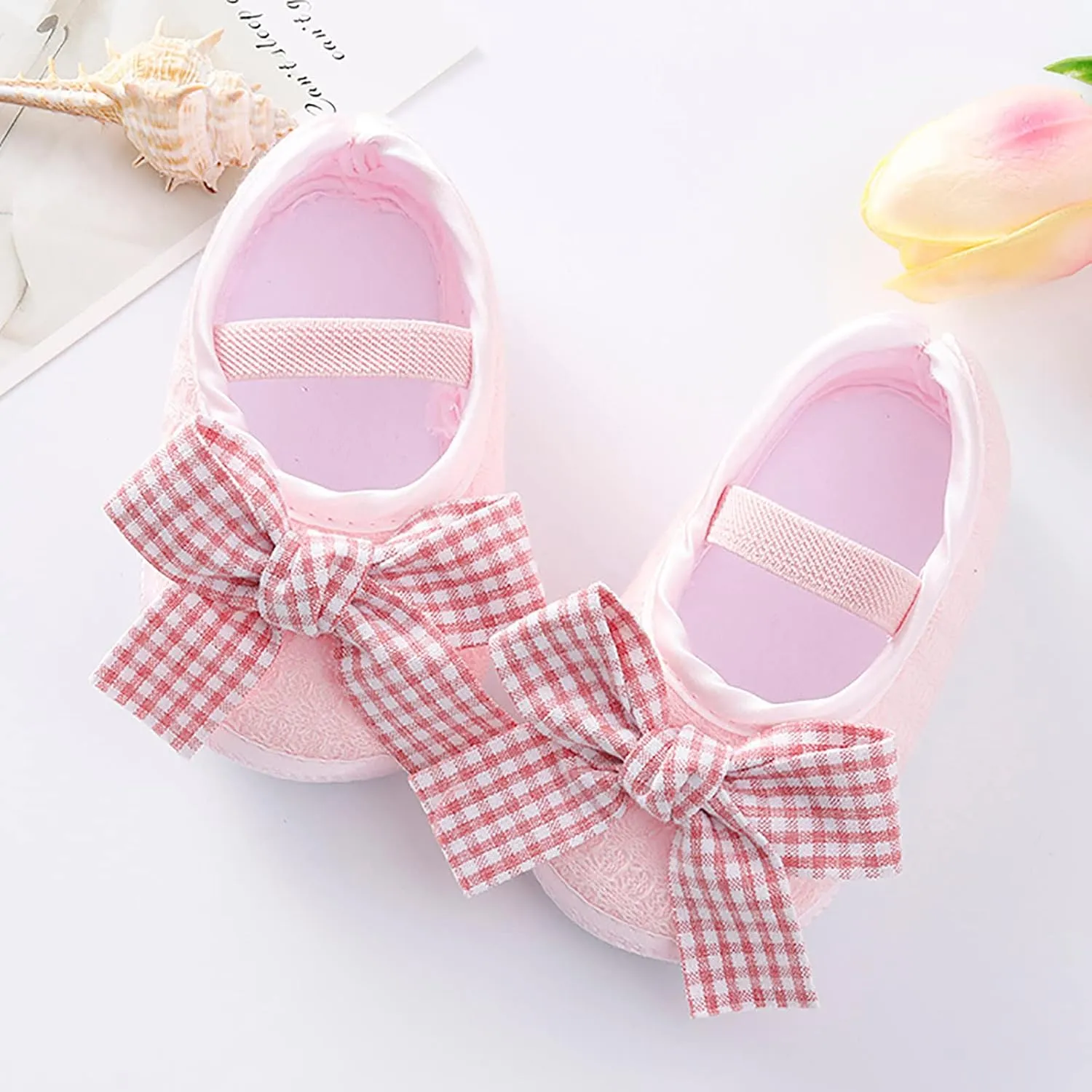 EnJoCho 0-15Months Baby Infant Toddler Boys Princess Shoes Walkers Shoes Toddler Shoes Soft Cloth Girls Baby Sneakers
