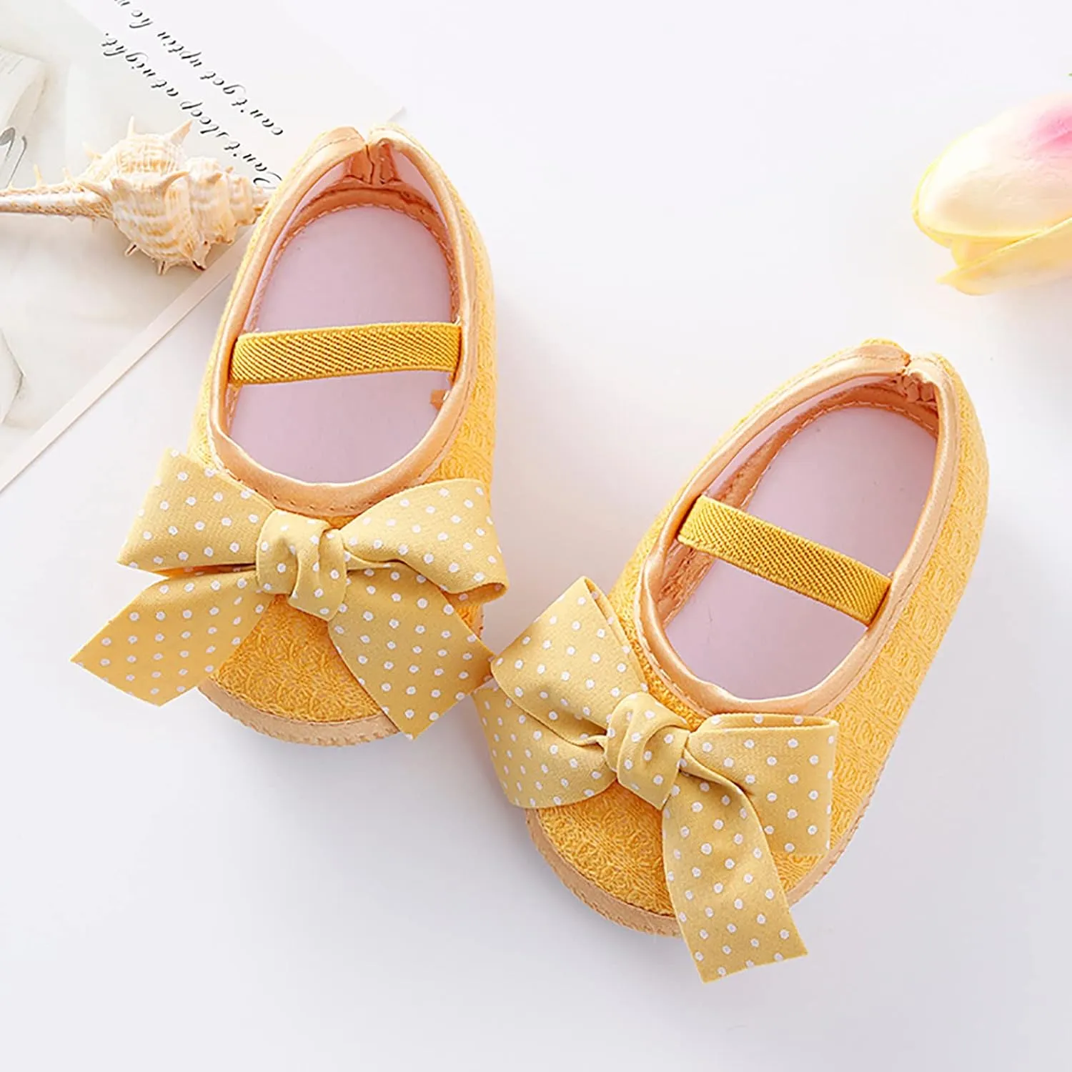 EnJoCho 0-15Months Baby Infant Toddler Boys Princess Shoes Walkers Shoes Toddler Shoes Soft Cloth Girls Baby Sneakers
