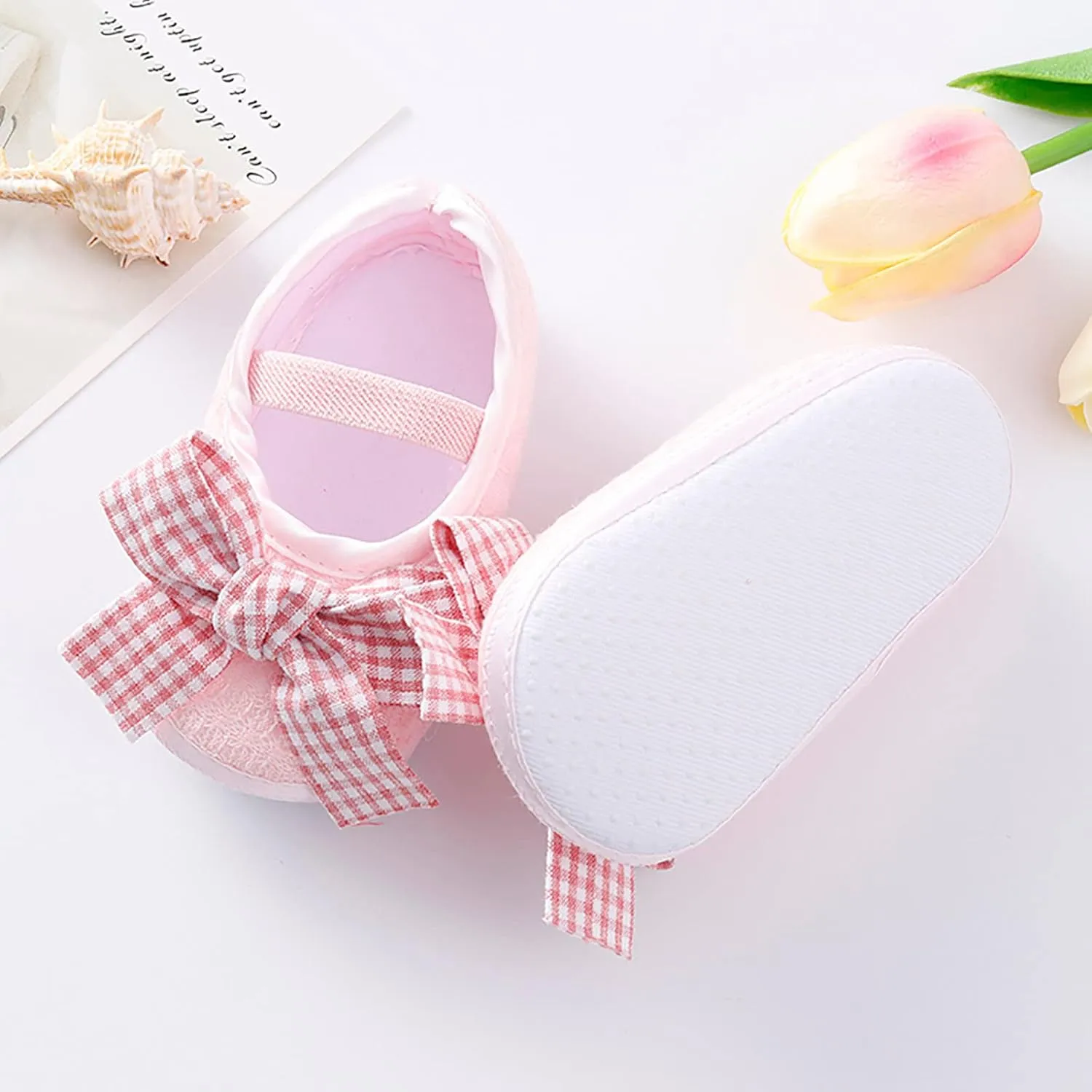 EnJoCho 0-15Months Baby Infant Toddler Boys Princess Shoes Walkers Shoes Toddler Shoes Soft Cloth Girls Baby Sneakers