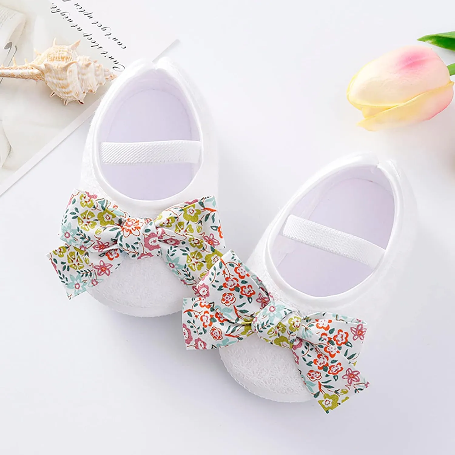 EnJoCho 0-15Months Baby Infant Toddler Boys Princess Shoes Walkers Shoes Toddler Shoes Soft Cloth Girls Baby Sneakers