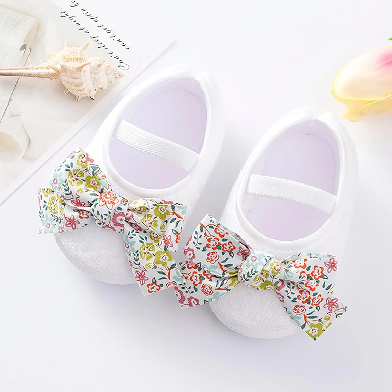 EnJoCho 0-15Months Baby Infant Toddler Boys Princess Shoes Walkers Shoes Toddler Shoes Soft Cloth Girls Baby Sneakers