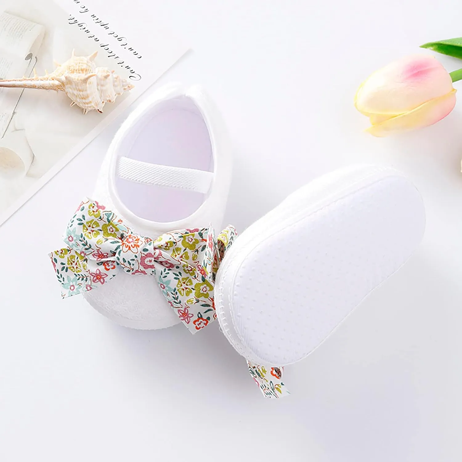 EnJoCho 0-15Months Baby Infant Toddler Boys Princess Shoes Walkers Shoes Toddler Shoes Soft Cloth Girls Baby Sneakers