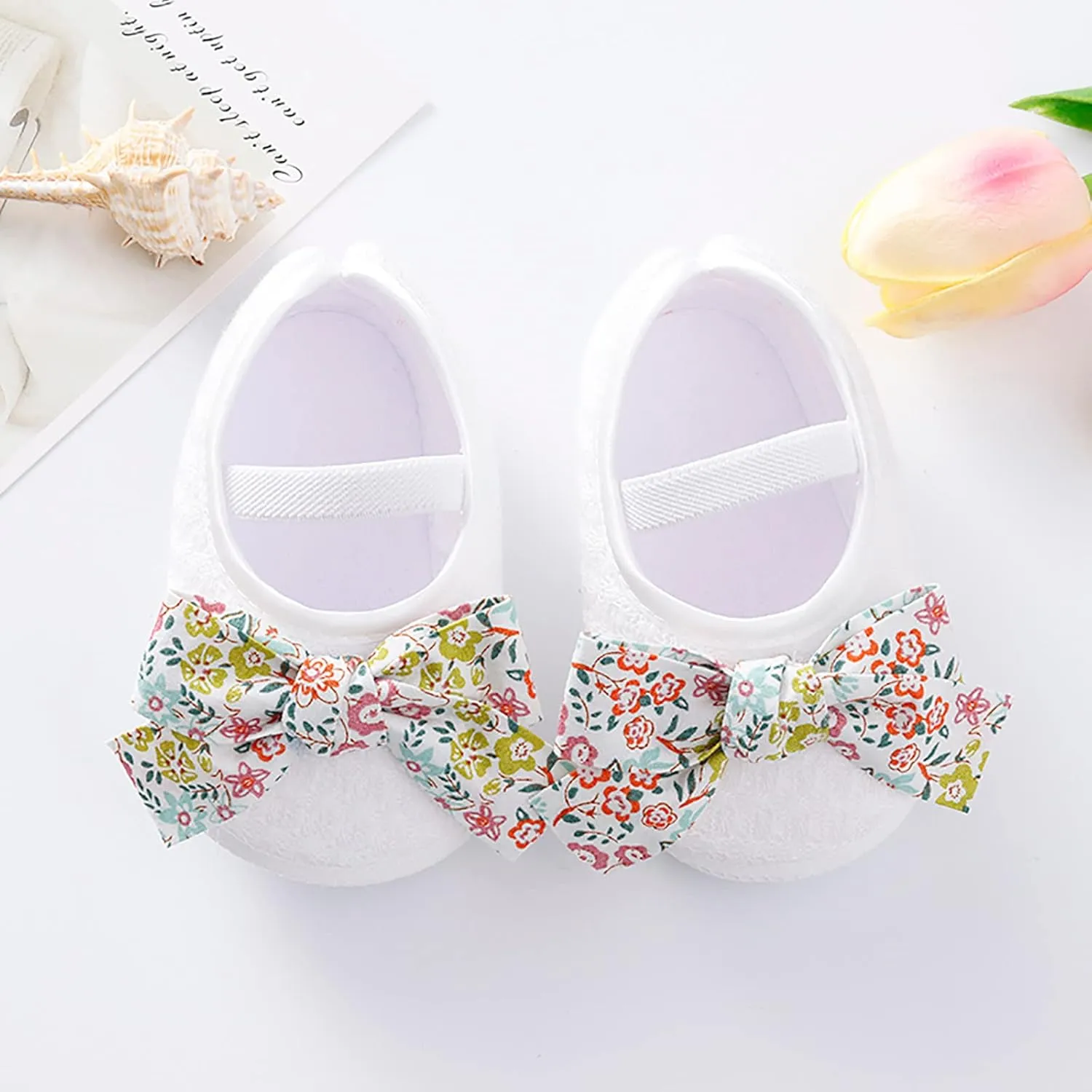 EnJoCho 0-15Months Baby Infant Toddler Boys Princess Shoes Walkers Shoes Toddler Shoes Soft Cloth Girls Baby Sneakers