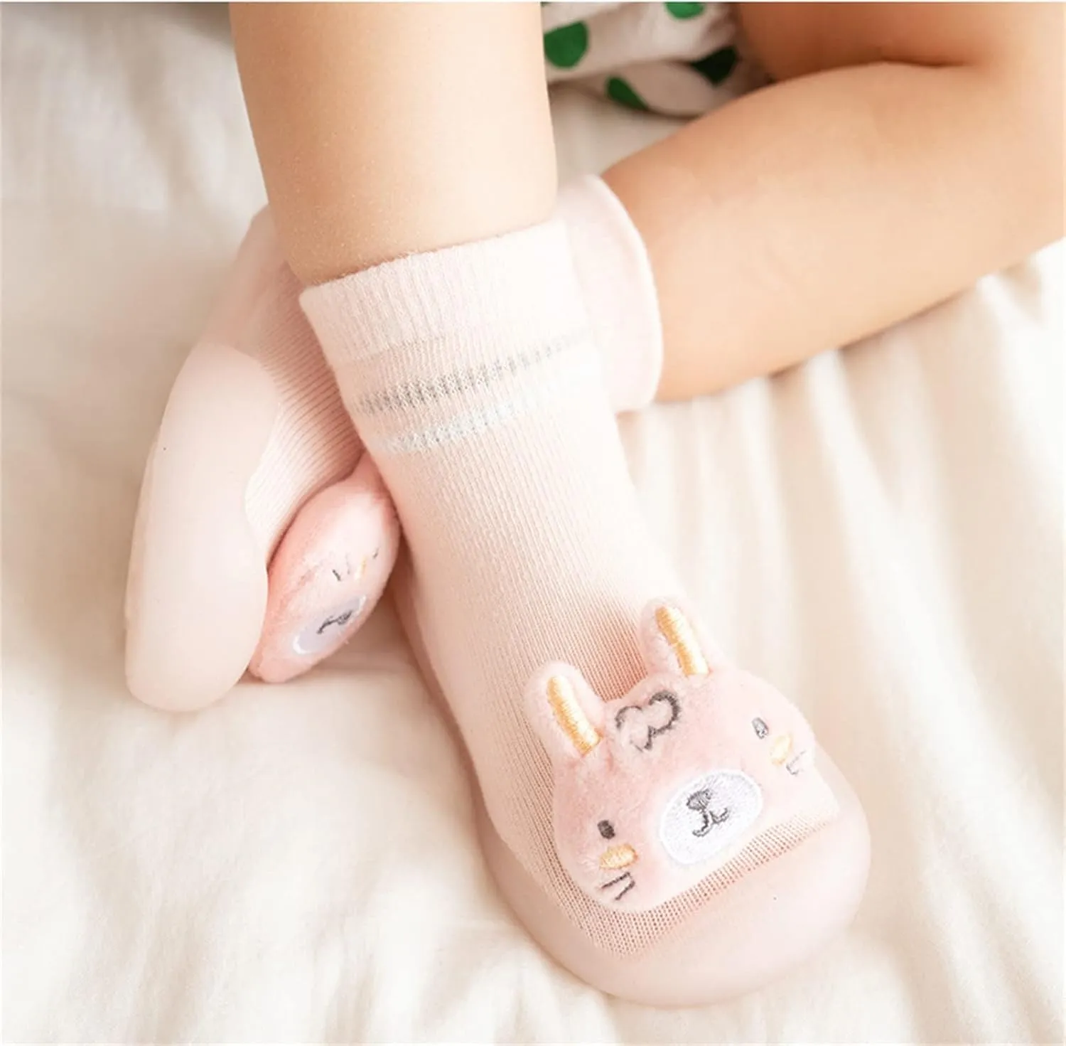 EnJoCho Running Shoes for Baby Toddler Kids Infant Newborn Baby Boys Girls Shoes First Walkers Cute Cartoon Anti Slip Socks