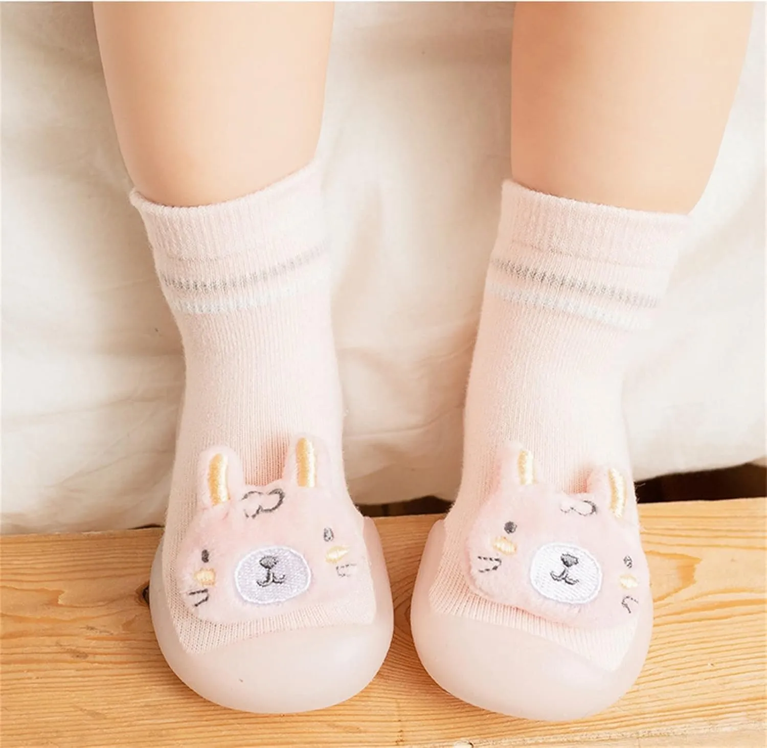 EnJoCho Running Shoes for Baby Toddler Kids Infant Newborn Baby Boys Girls Shoes First Walkers Cute Cartoon Anti Slip Socks