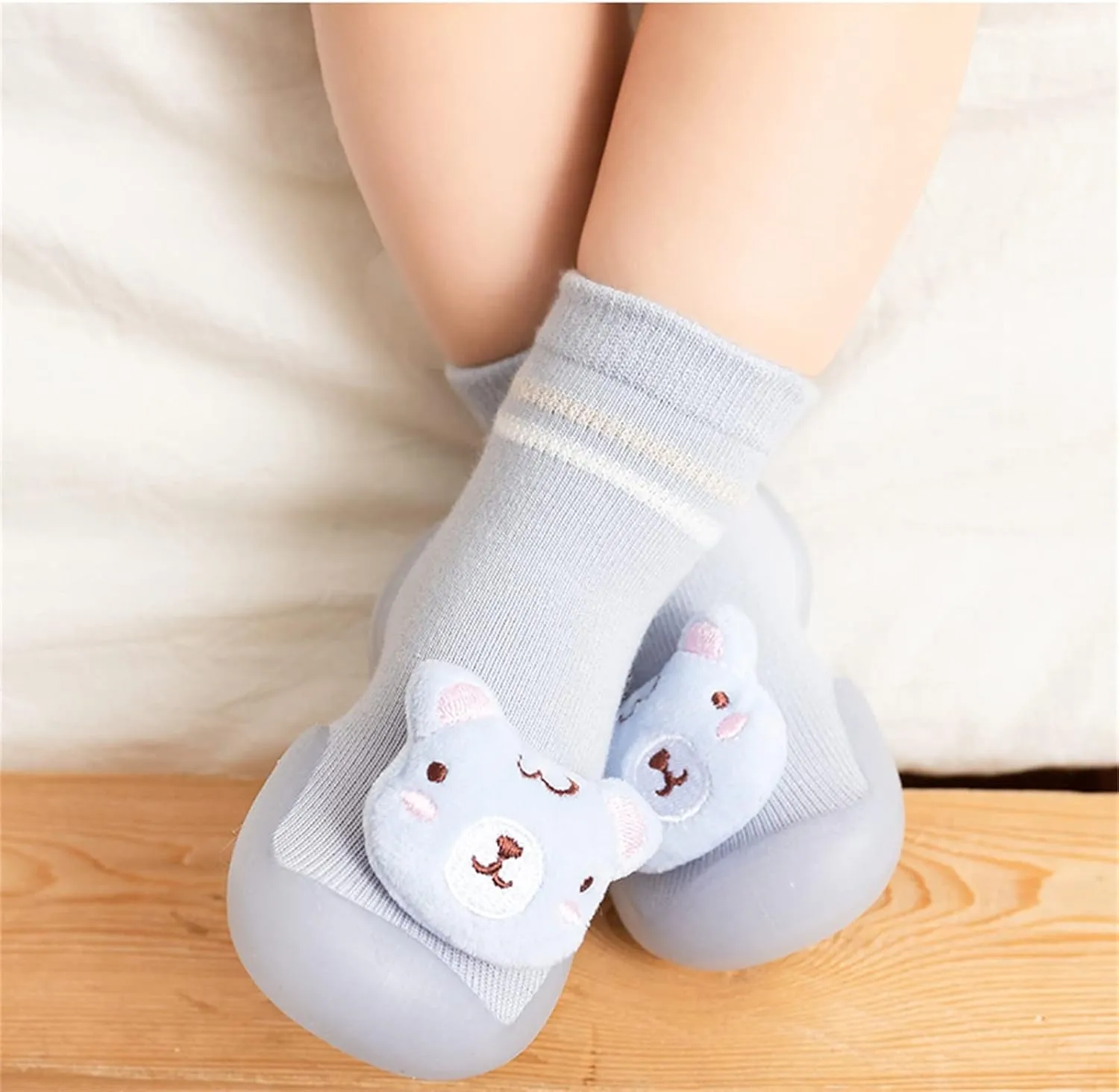 EnJoCho Running Shoes for Baby Toddler Kids Infant Newborn Baby Boys Girls Shoes First Walkers Cute Cartoon Anti Slip Socks