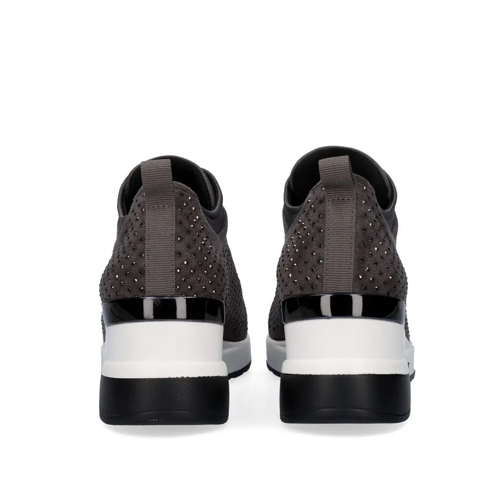 EXE 34-22WEX24 Zipper Sneaker w Stones