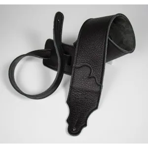 Franklin Original 3 Inch Black Glove Leather with Black Stitching