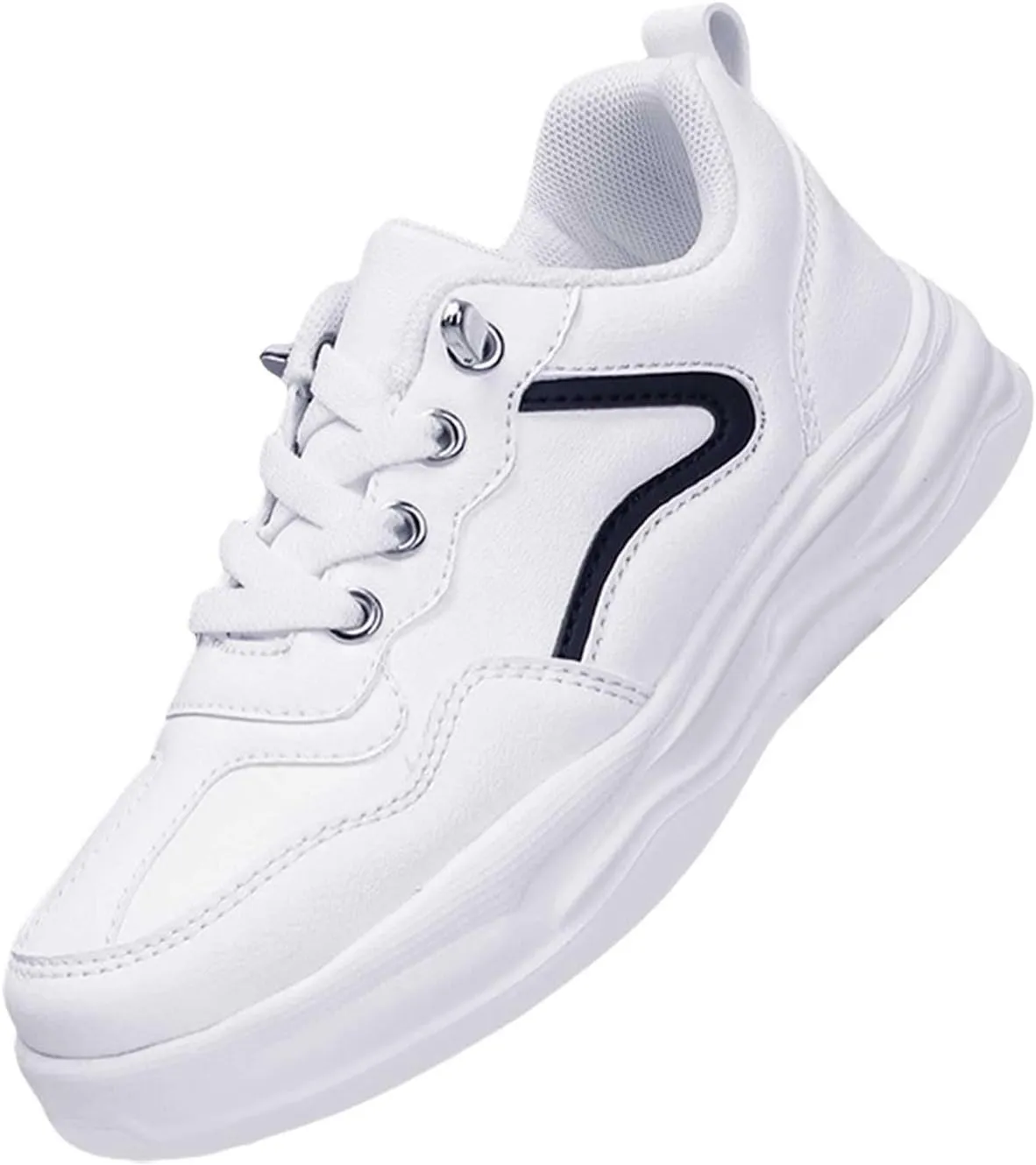 Girls Tennis White Sneakers Toddler Boys niform Low Top Competition Running Breathable Soft Sole Shoes