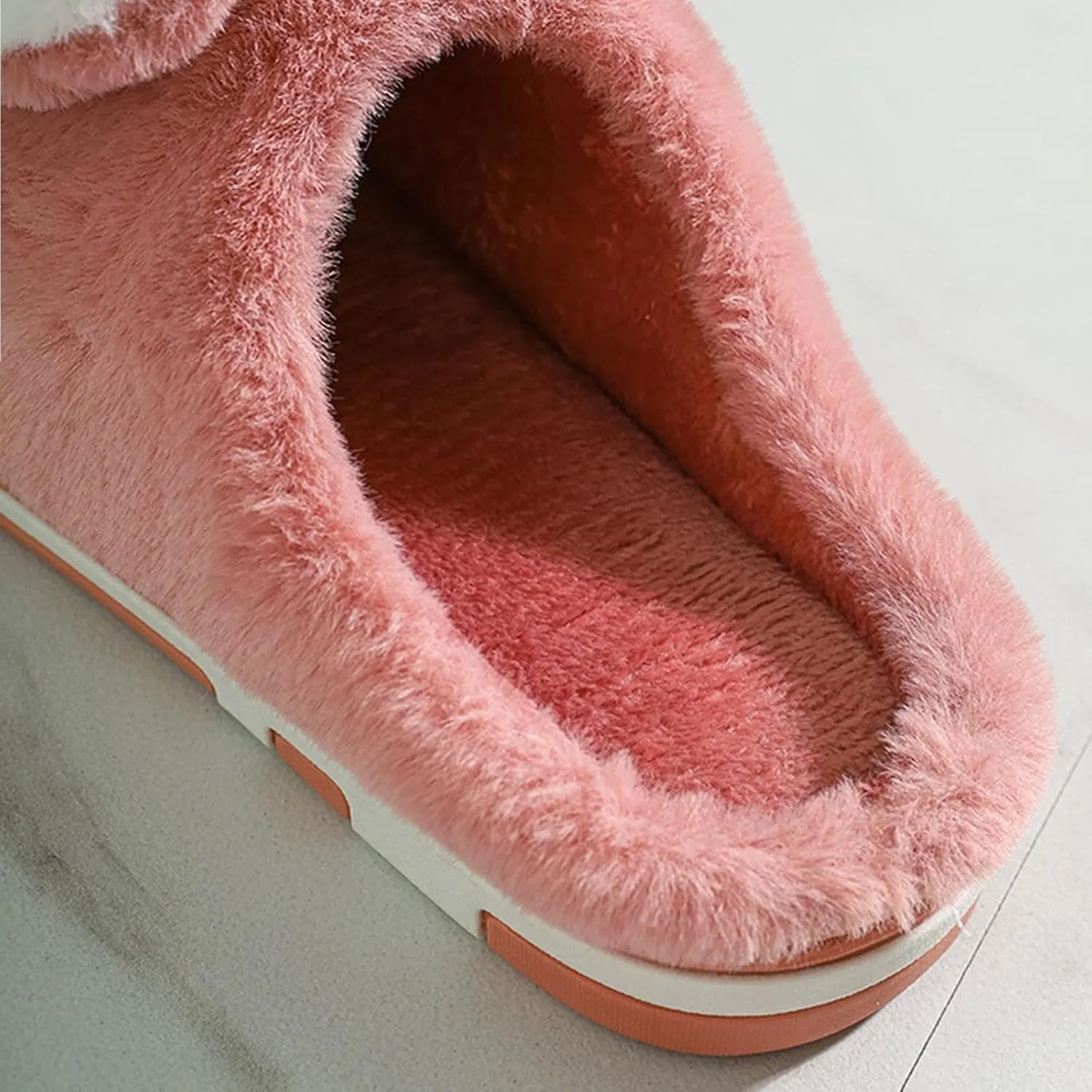 Glitter Moccasins Women Toddler Kids Children's Boys Girls Print Bunny Print Furry Shoes Slippers for Girls Light up