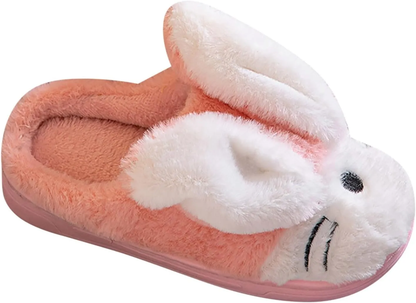 Glitter Moccasins Women Toddler Kids Children's Boys Girls Print Bunny Print Furry Shoes Slippers for Girls Light up