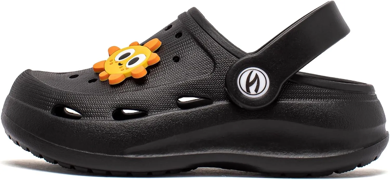 HOBIBEAR Toddler Garden Shoes Boys Cartoon Slides Sandals Kids Clogs