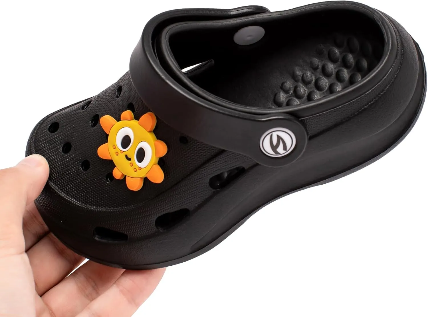 HOBIBEAR Toddler Garden Shoes Boys Cartoon Slides Sandals Kids Clogs