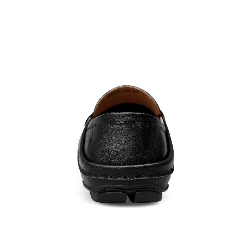Jinquedai  Italian Mens Shoes Casual Luxury Brand Summer Men Loafers Genuine Leather Moccasins Light Breathable Slip on Boat Shoes