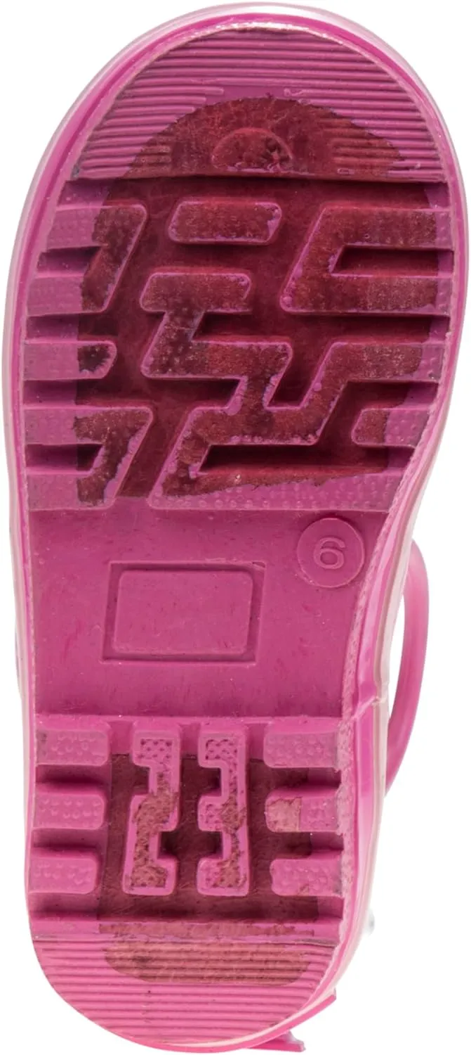 Josmo Girl's Rain Boots Mermaid Non-Slip Waterproof Shoes