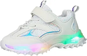 Kids Light Up Shoes for Girls Boys Flashing Sports Shoes Non Slip Soft Sole Sneakers Children Luminous Trainer