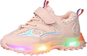 Kids Light Up Shoes for Girls Boys Flashing Sports Shoes Non Slip Soft Sole Sneakers Children Luminous Trainer