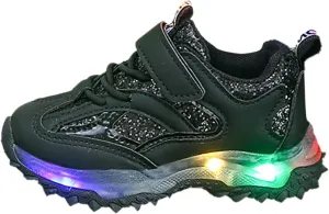 Kids Light Up Shoes for Girls Boys Flashing Sports Shoes Non Slip Soft Sole Sneakers Children Luminous Trainer