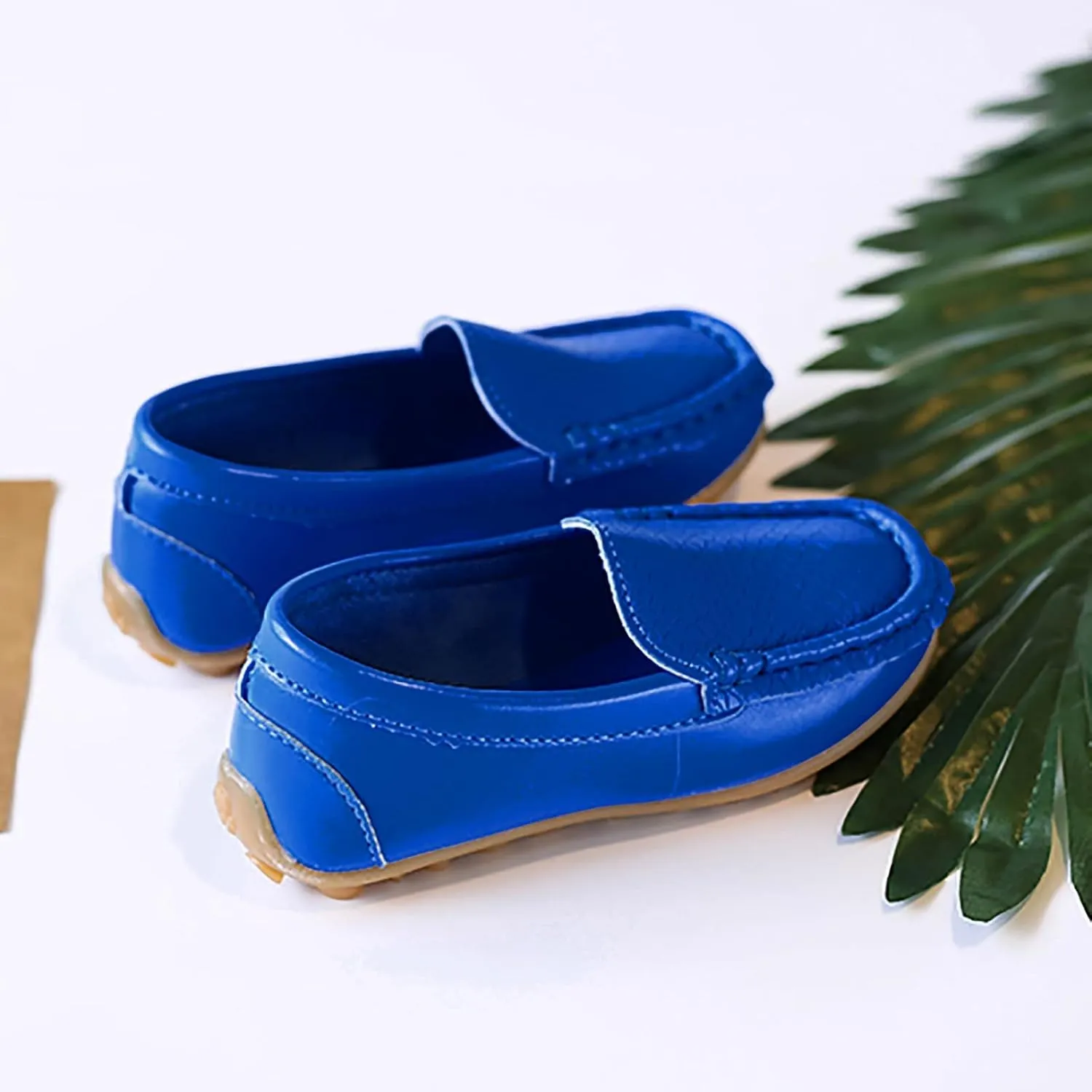 Kids Toddlers Boys Girls Loafers Casual Slip-On Moccasin Boat Dress Shoes Casual Shoes Formal Dress Shoes Toddler Girl
