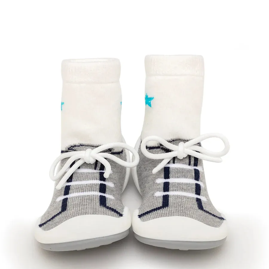 Komuello Baby Shoes - String / Grey