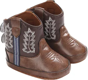 Leather Soft Sole Sneaker for Toddler Baby Boys Side Zipper Western Cowboy Booties Sport Shoes Outdoor Non Slip Shoes