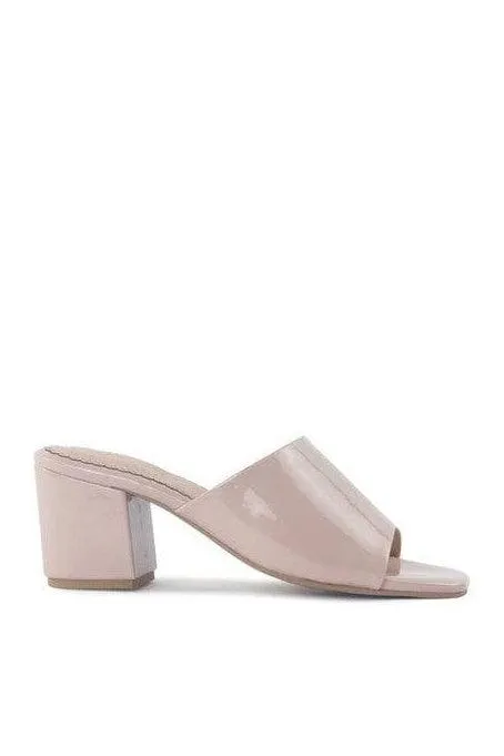 LONDON RAG DUMPLINN Slip-On Block Heel Sandal