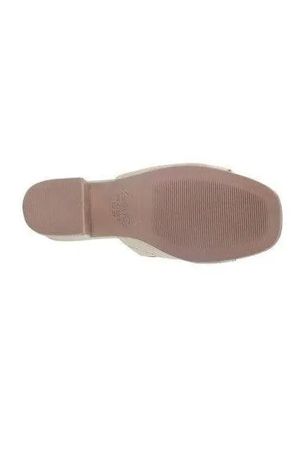 LONDON RAG DUMPLINN Slip-On Block Heel Sandal