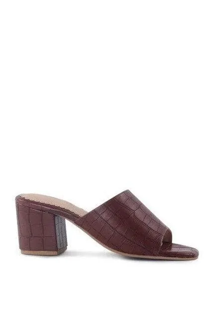 LONDON RAG DUMPLINN Slip-On Block Heel Sandal