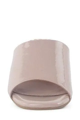 LONDON RAG DUMPLINN Slip-On Block Heel Sandal