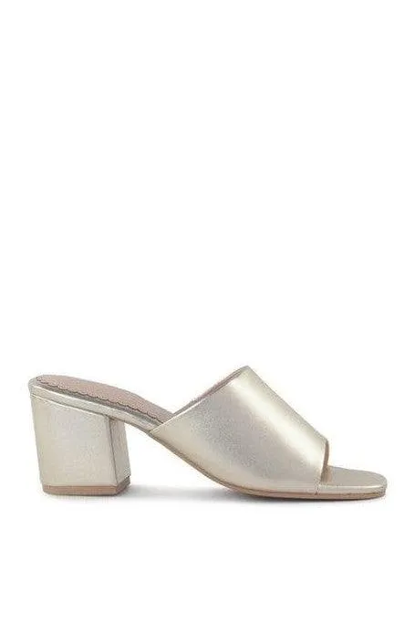 LONDON RAG DUMPLINN Slip-On Block Heel Sandal