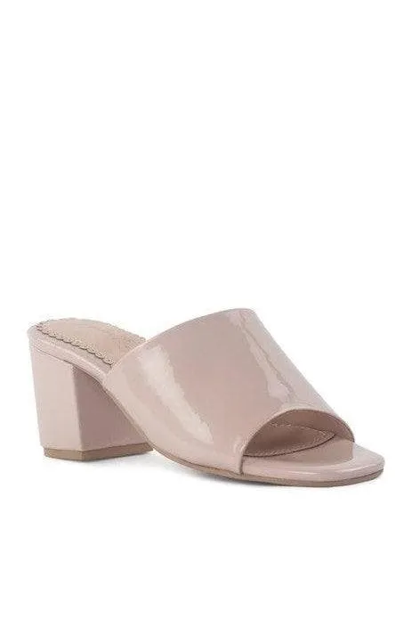 LONDON RAG DUMPLINN Slip-On Block Heel Sandal
