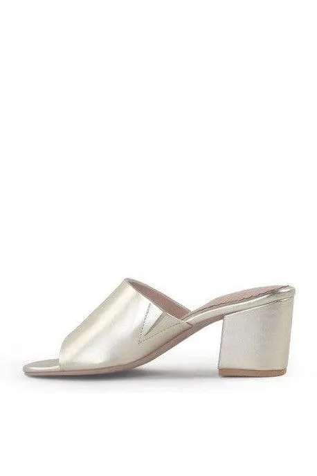 LONDON RAG DUMPLINN Slip-On Block Heel Sandal