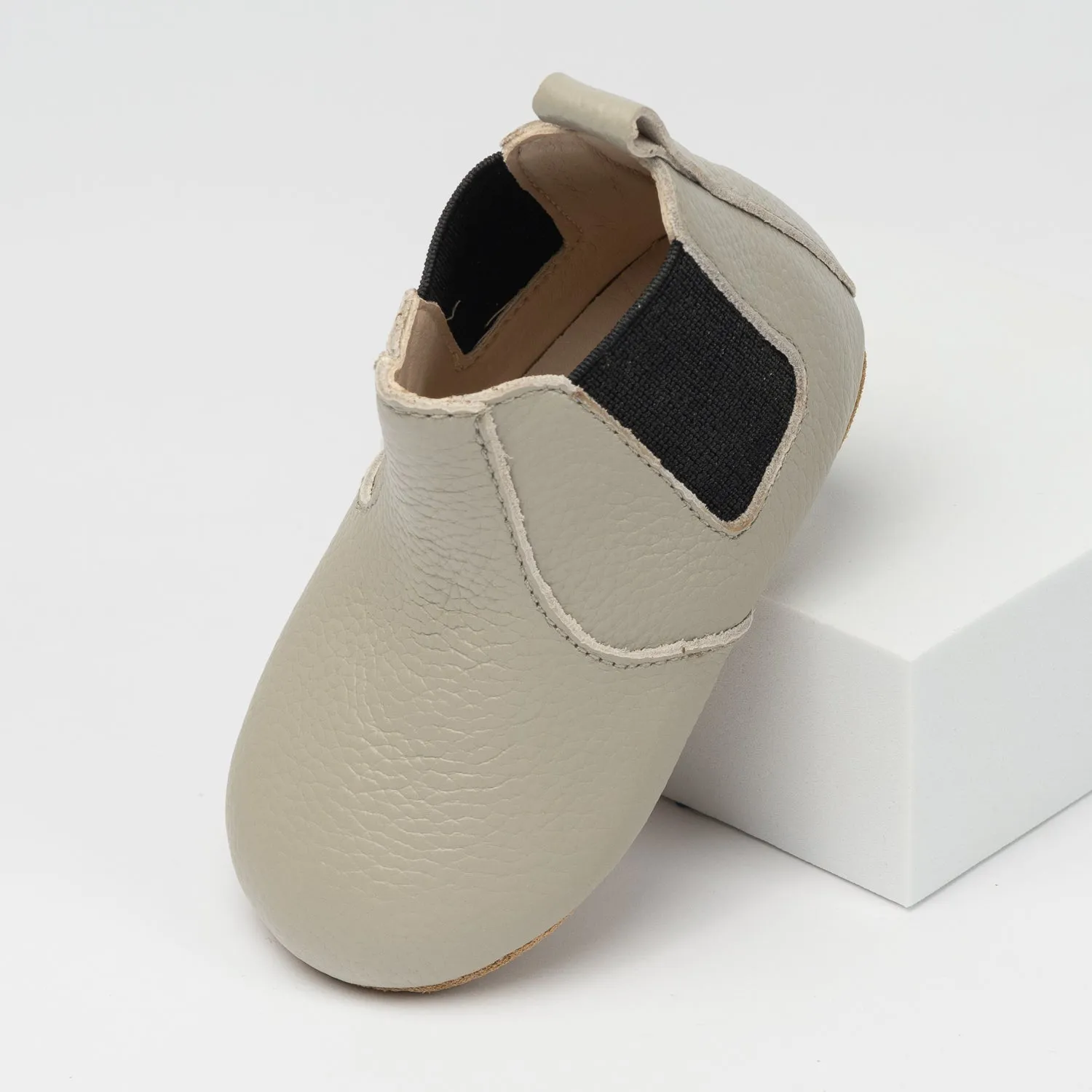 Louie Light Grey Bootiemocc