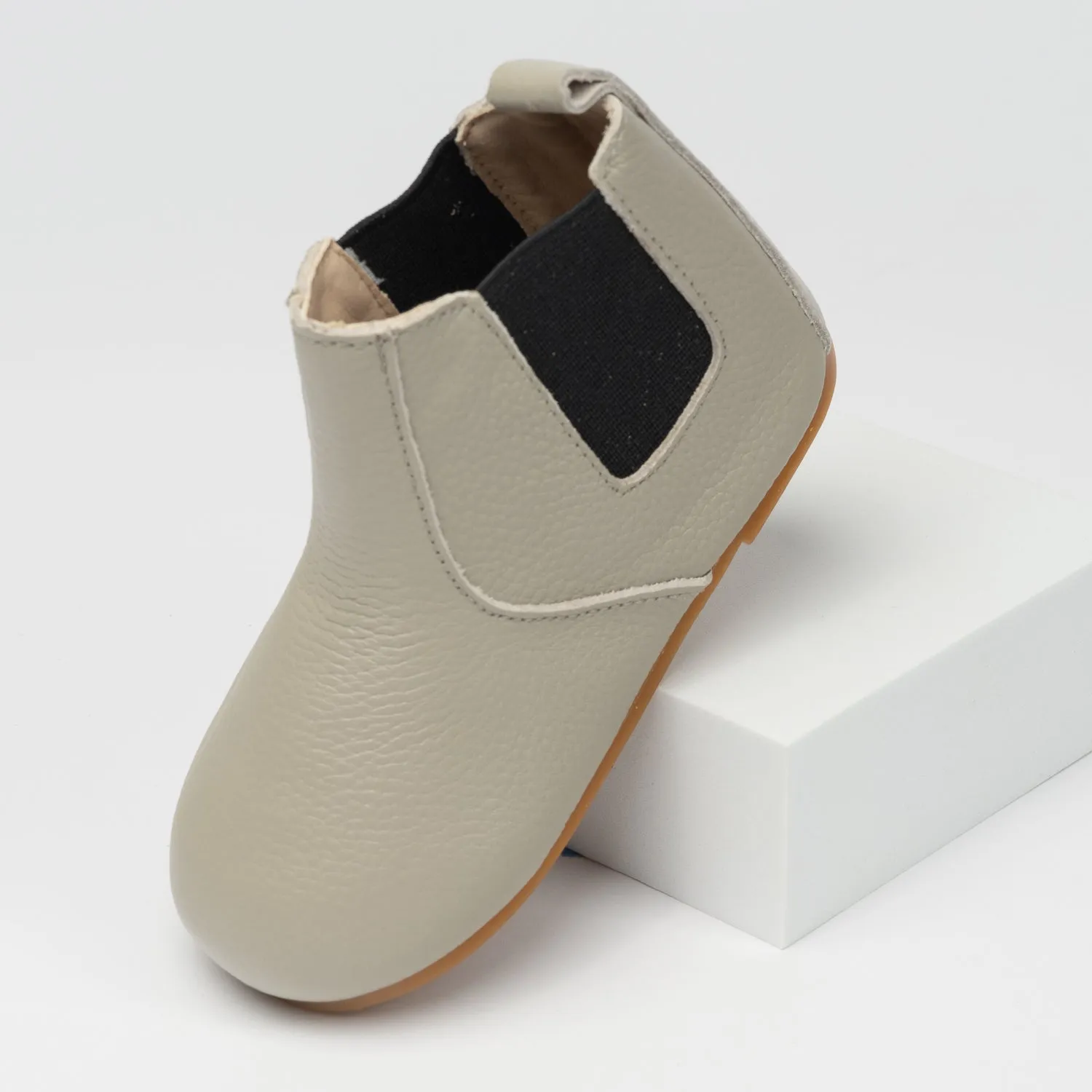 Louie Light Grey Bootiemocc