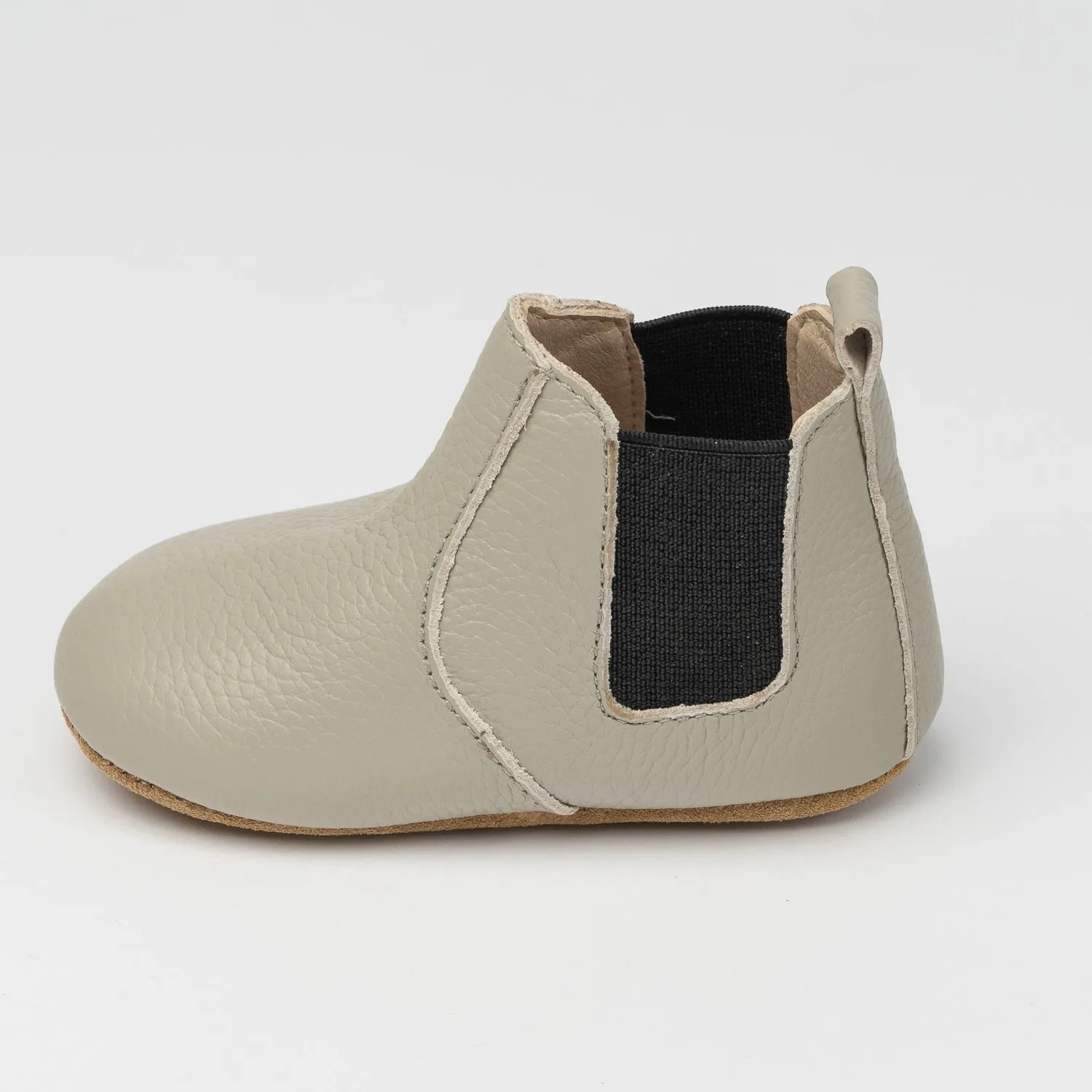 Louie Light Grey Bootiemocc