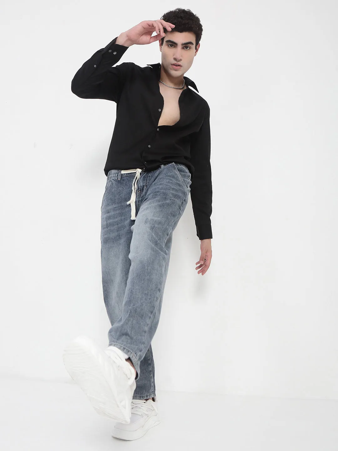 Men Blue Relaxed Fit Jeans