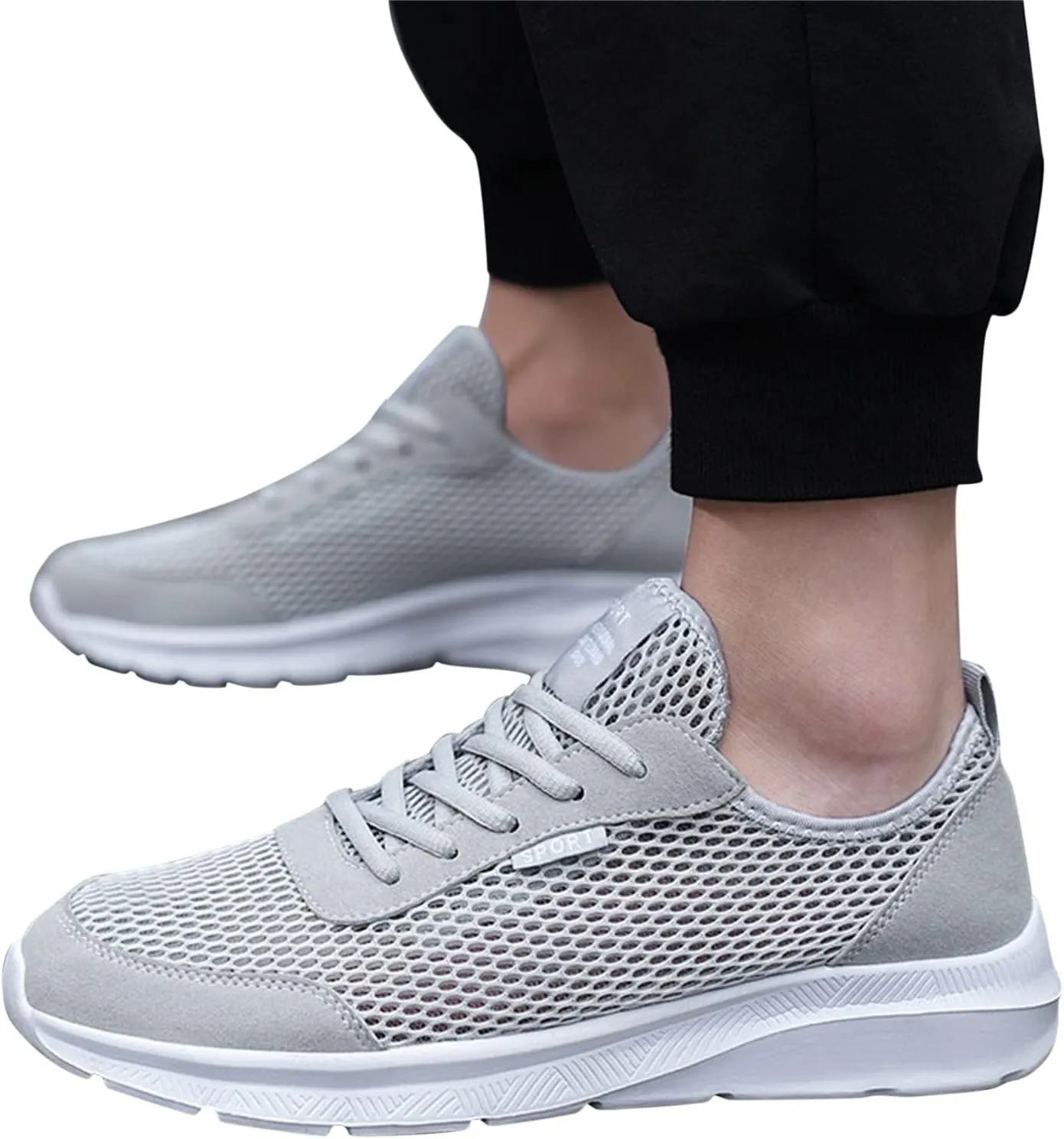 Men's Casual Dress Sneakers Oxfords Business Mesh Breathable Walking Shoes Tennis Comfortable