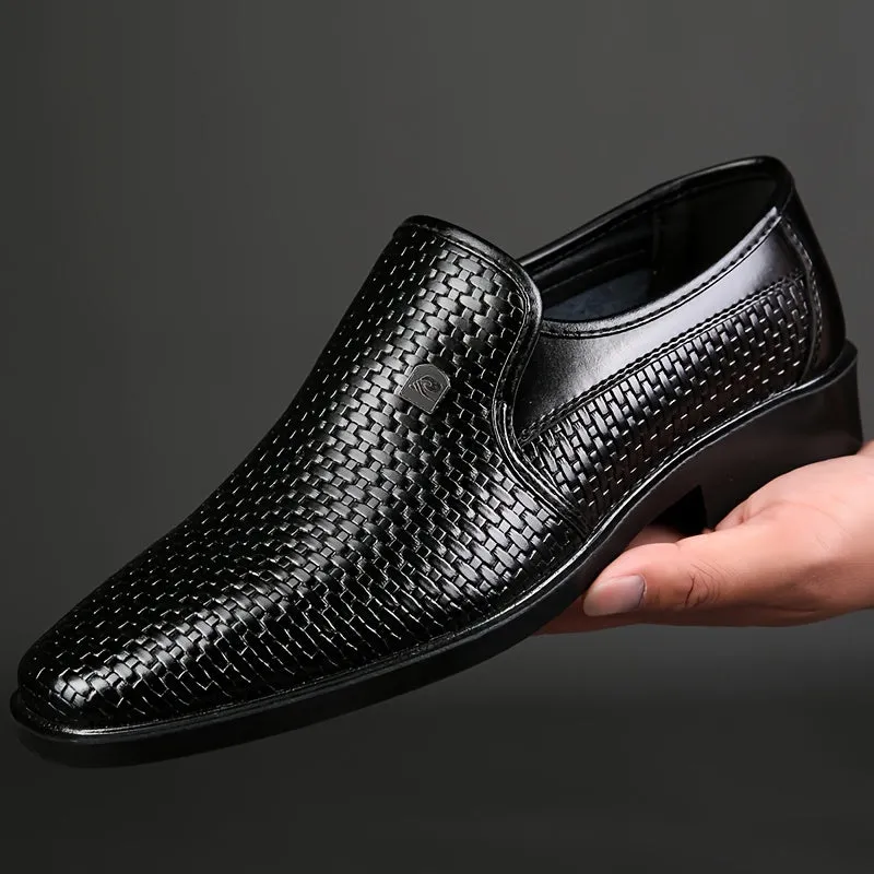 Mens Comfy SlipOn Leather Loafers Durable | Colors Brown and Black