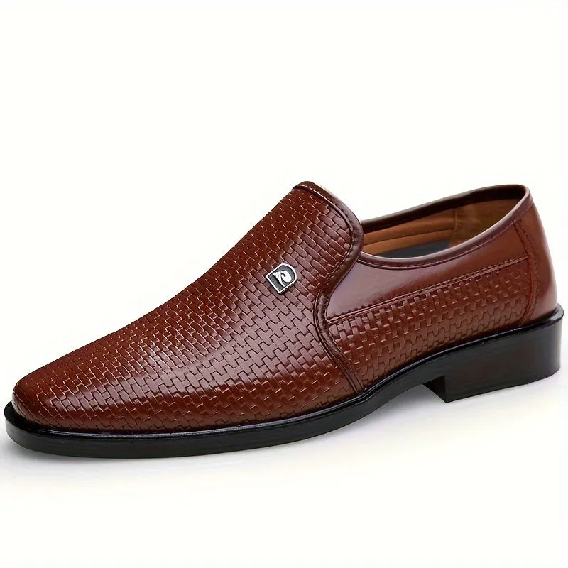 Mens Comfy SlipOn Leather Loafers Durable | Colors Brown and Black