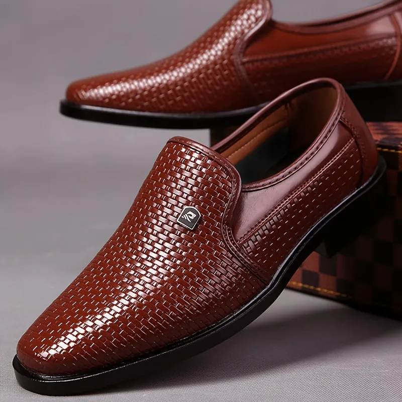 Mens Comfy SlipOn Leather Loafers Durable | Colors Brown and Black