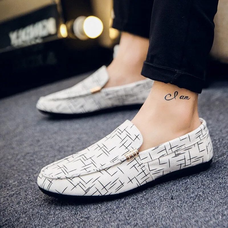 New fashion Men Flats Light Breathable Shoes Shallow Casual Shoes Men Loafers Moccasins Man Sneakers Peas Zapatos Driving Shoes